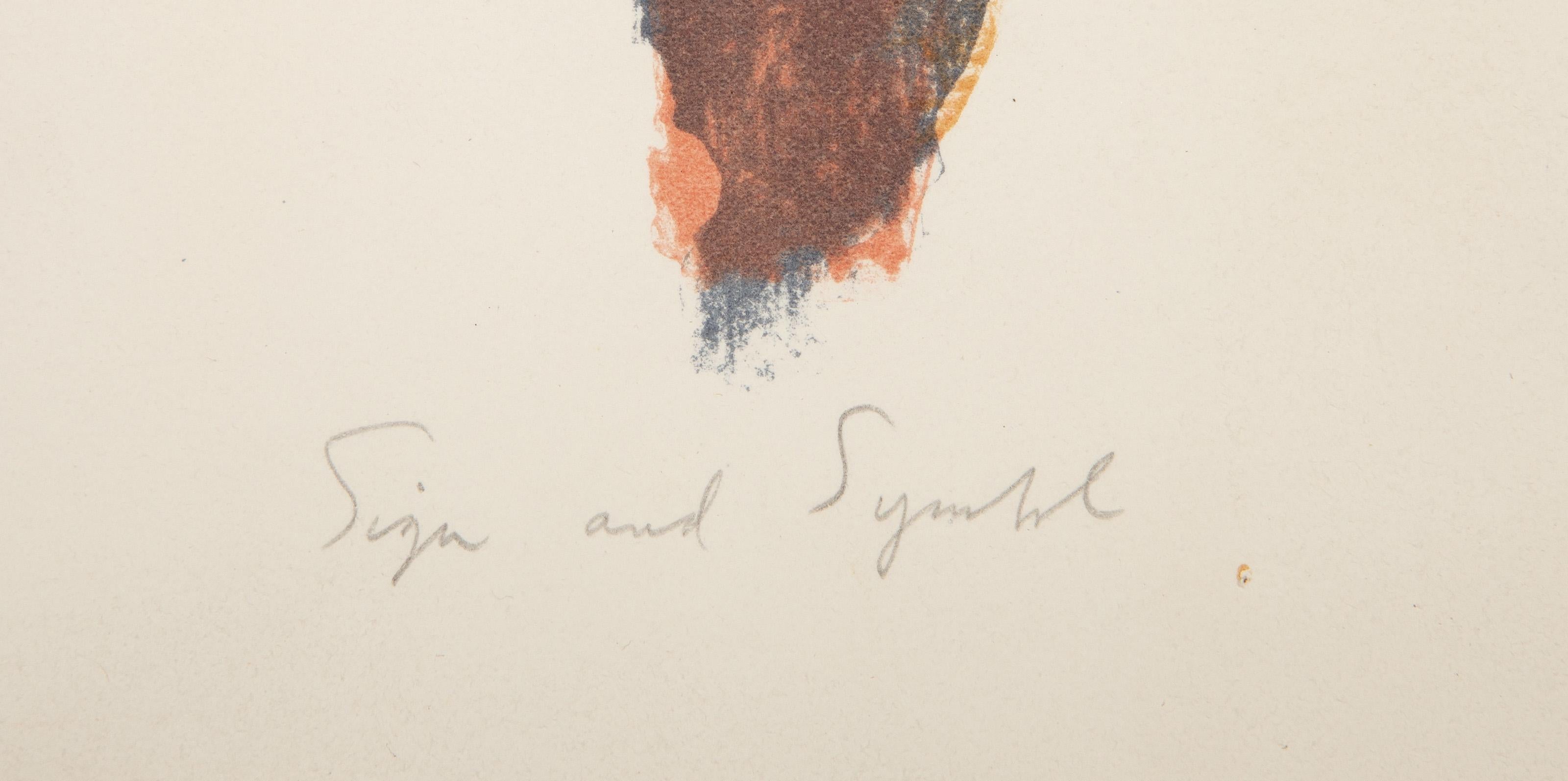Signe et symbole expressionniste abstrait d'Edward Colker en vente 3