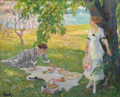 Pique-nique à l
ombre par Edward Cucuel