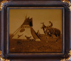 Antique A Painted Tipi