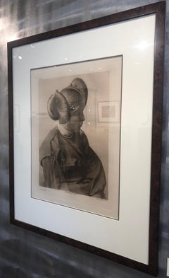 Edward Curtis, A Hopi Girl, Plate 406,  Photogravure on Holland Van Gelder paper