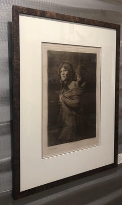 Edward Curtis, A Hopi Mother, Plate 403, Photogravure on Holland van Gelder