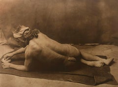 Edward Curtis, Grinding Medicine - Zuni, Plate 606, Photogravure