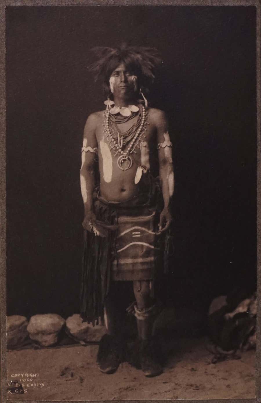 Hopi Snake Dancer in Costume