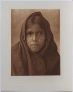 Niña Qahatika, El Indio Norteamericano, Edward S. Curtis, Fotograbado, 1907
