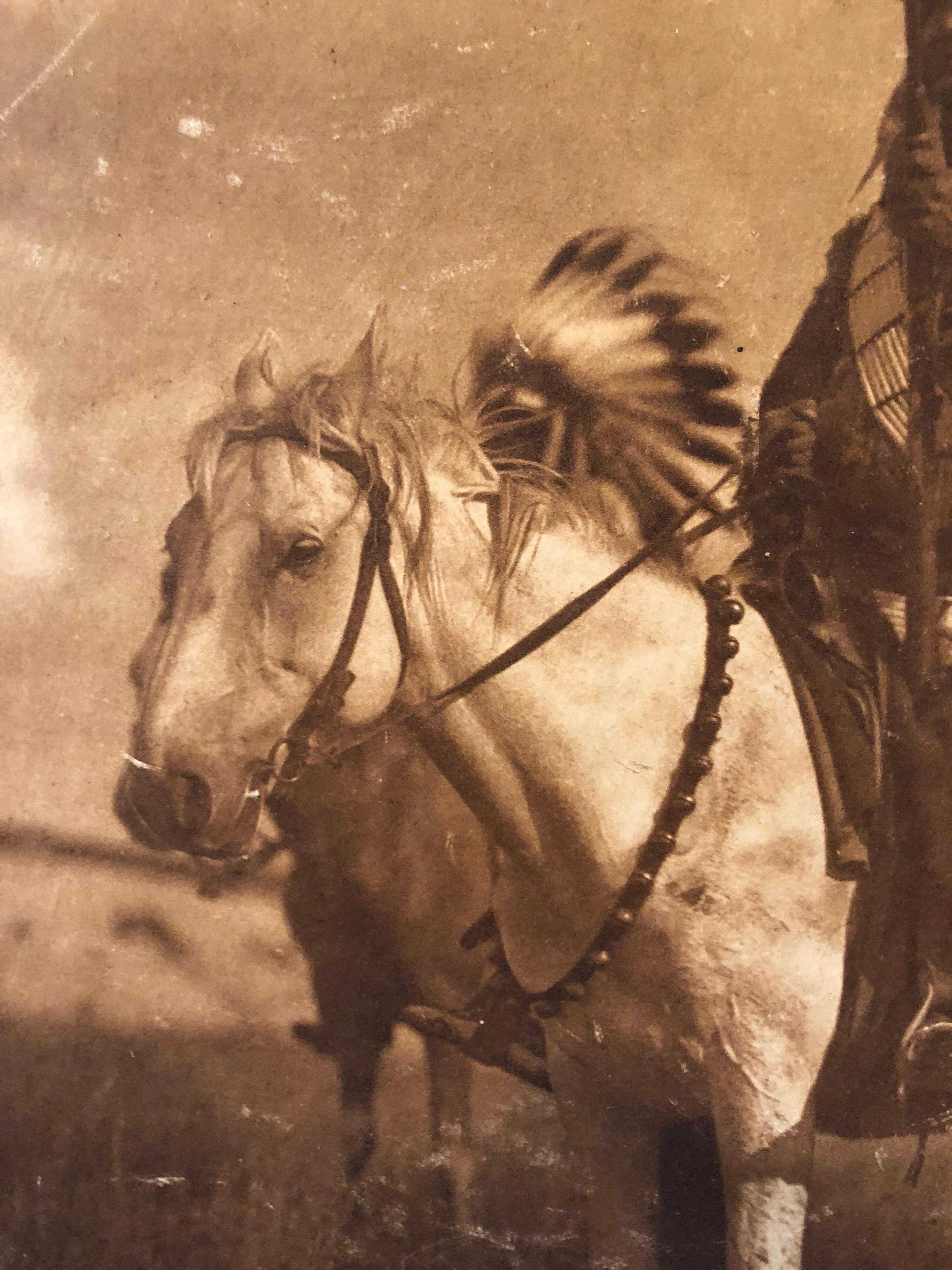 Edward Curtis Photogravure Sioux Chiefs In Good Condition In Redding, CT
