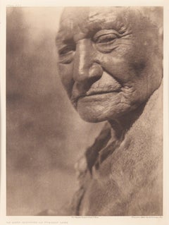 "An Aged Paviotso of Pyramid Lake" Photogravure of a Native American Man