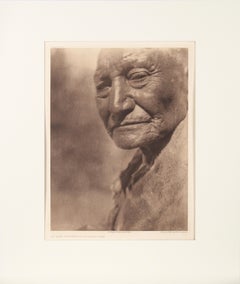 Antique "An Aged Paviotso of Pyramid Lake" Photogravure of a Native American Man
