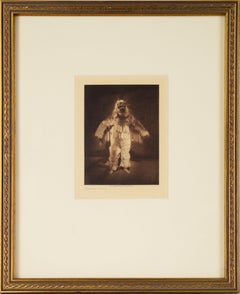 "Hamasilahl - Qagyuhl" Native American in Ceremonial Outfit - Photogravure Print