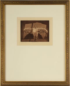 Antique "Qunhulahl - Qagyuhl" Native American in Ceremonial Costume - Photogravure Print