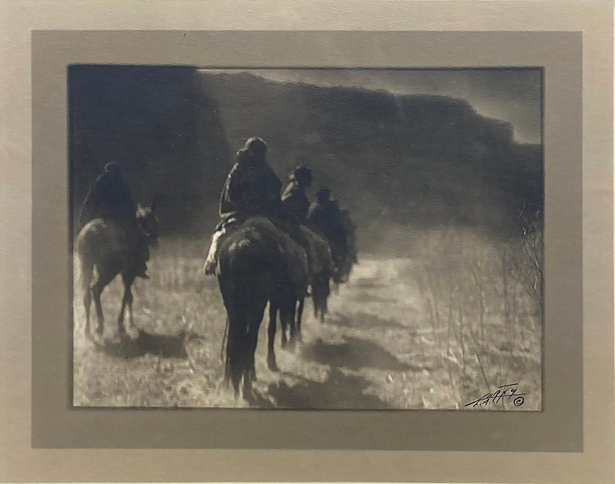 The Vanishing Race - Print by Edward Curtis
