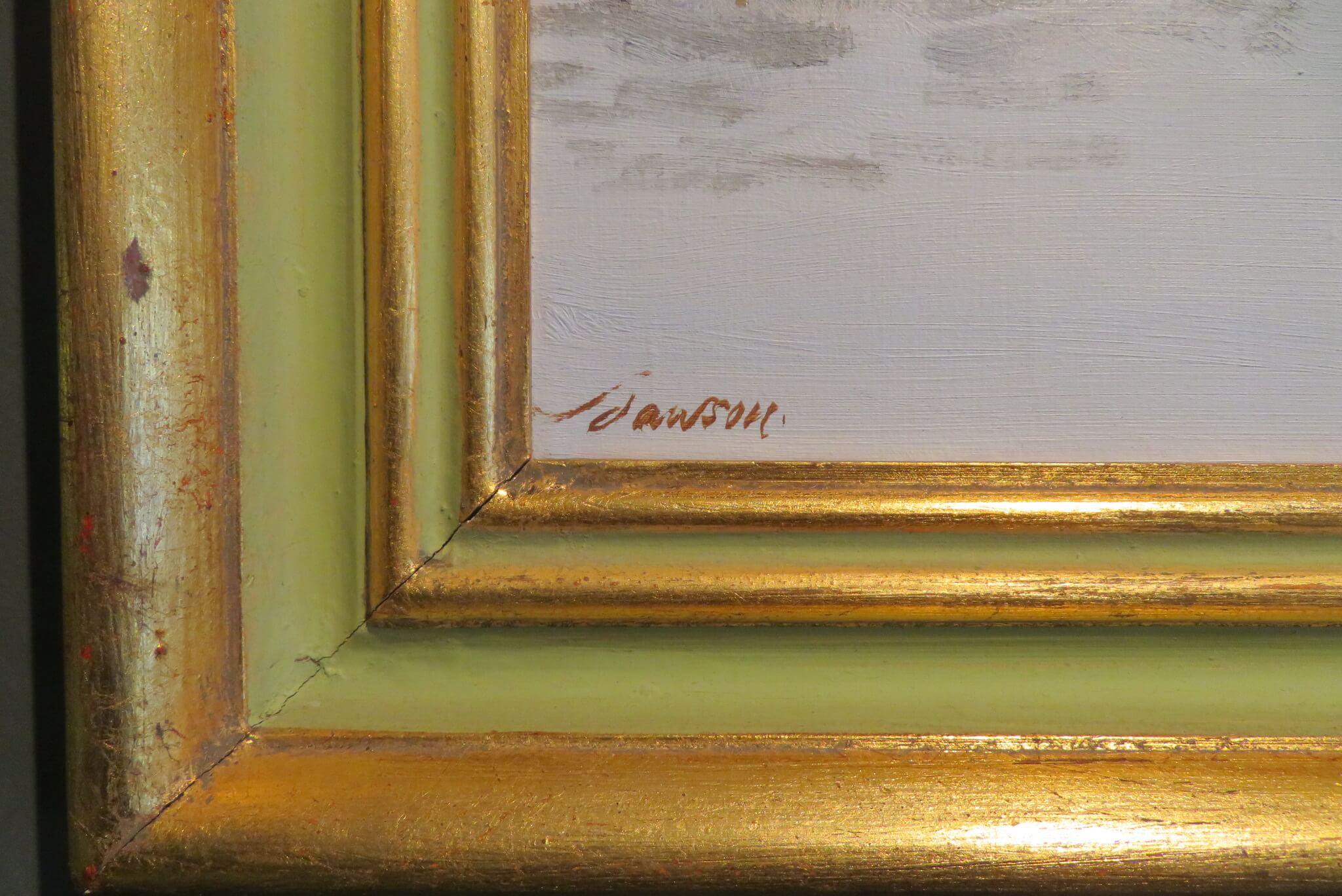 Post Impressionist FRANZÖSISCH Ölgemälde DRONNE FLUSSSZEENE FRANKREICH > Edward Dawson im Angebot 1