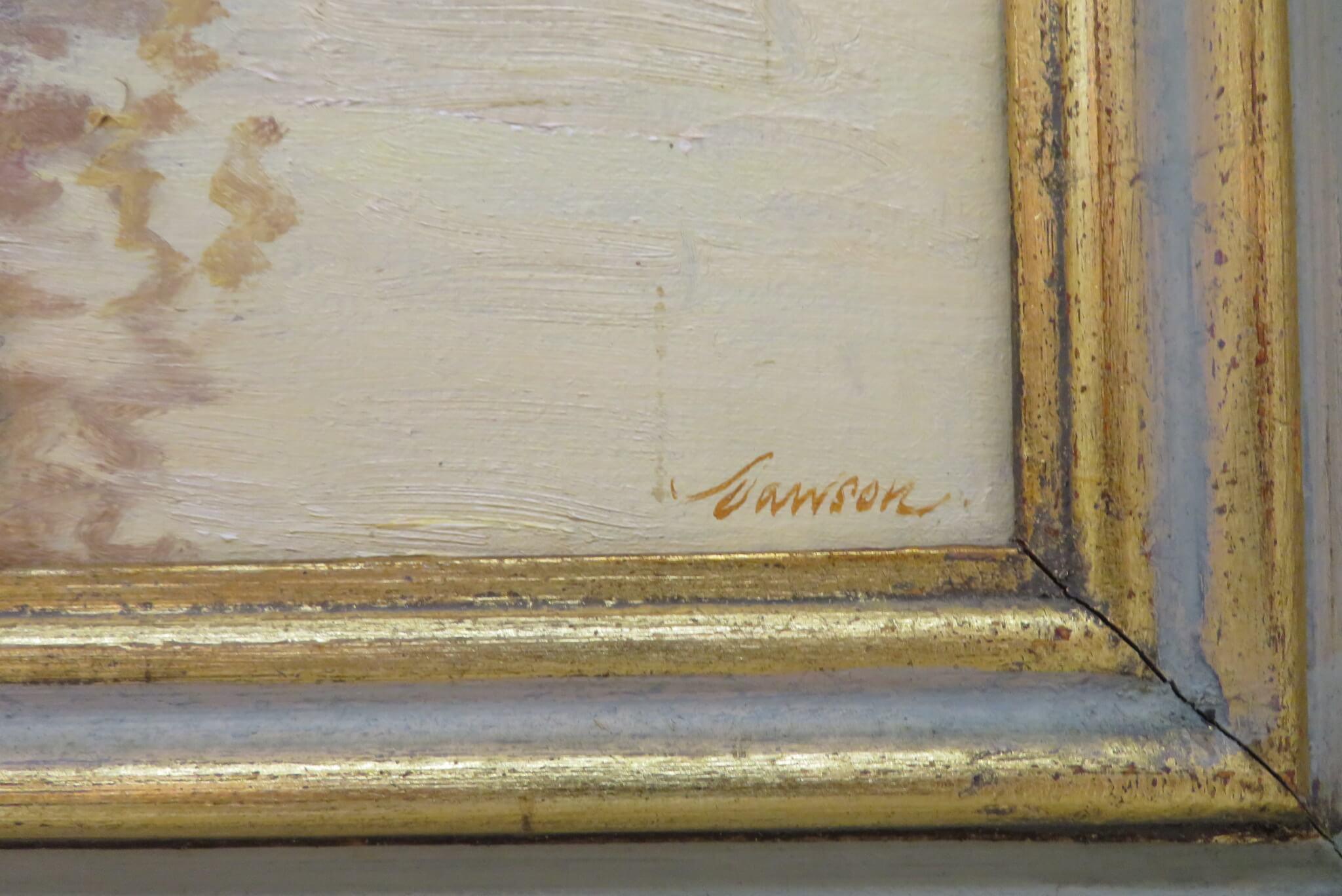 Pittura ad olio impressionista originale 