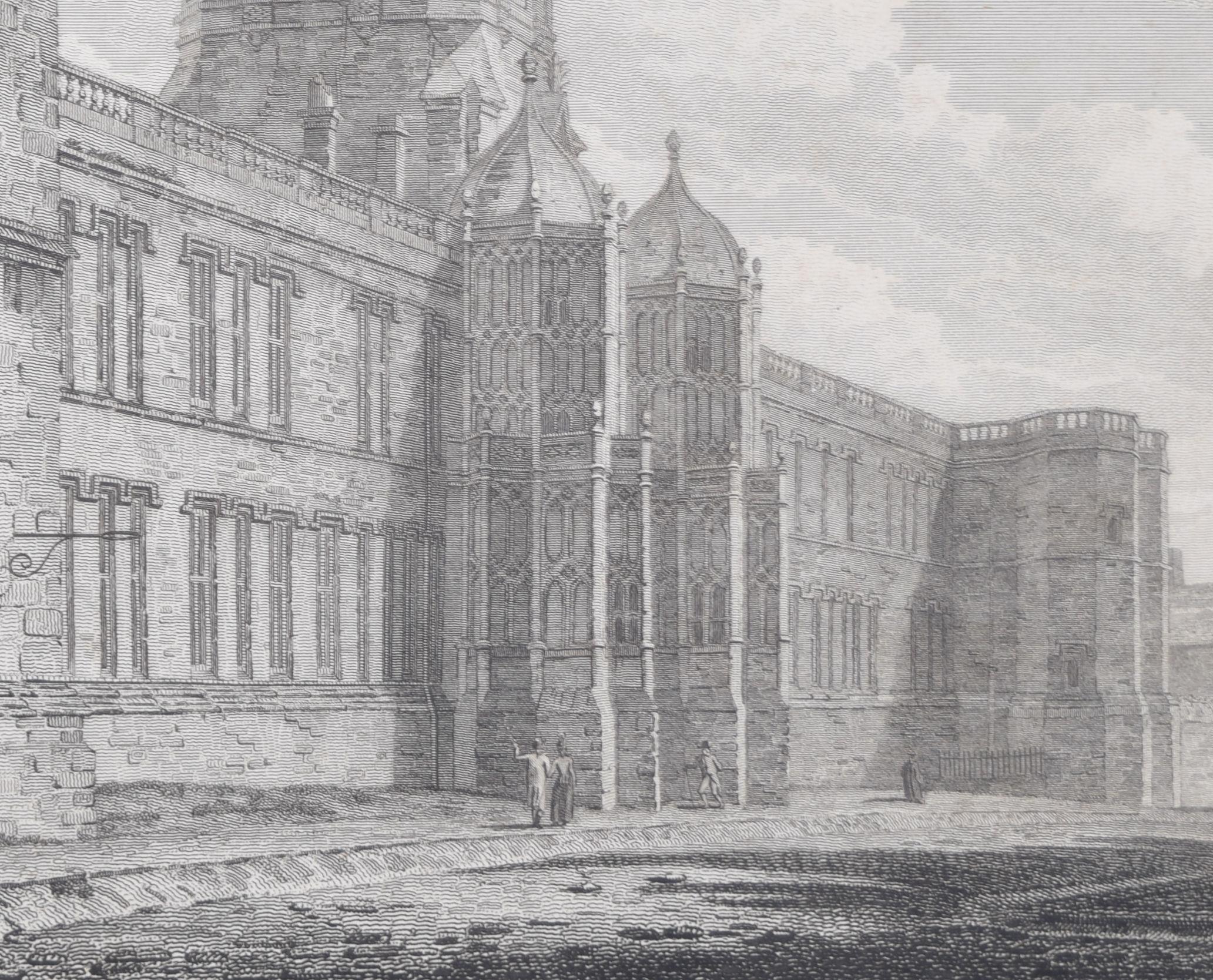 Christ Church, Oxford 18th century engraving by John Dadley after Edward Dayes For Sale 3