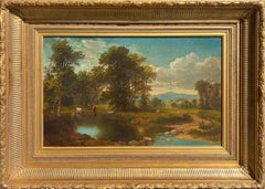 Paysage des montagnes Catskill par Edward Delavan Nelson (américain, 1821-1871)
