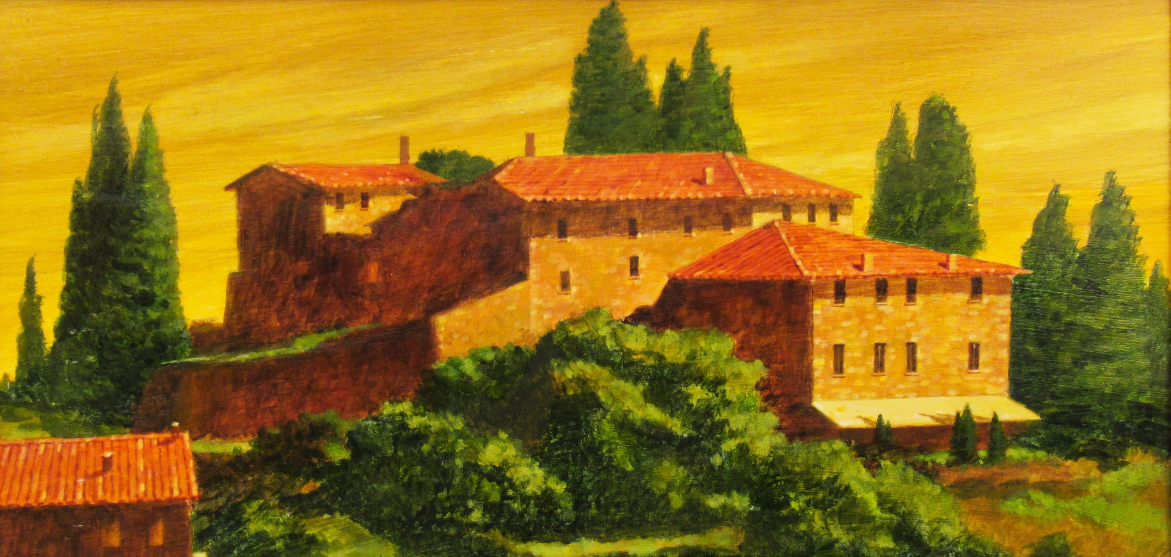 Toscane - Réalisme Painting par Edward (Ed) Diffenderfer