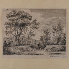 Edward Edwards R.A. Landscape Engraving, 1790