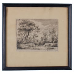 Edward Edwards R.A. Incisione di paesaggio, 1790