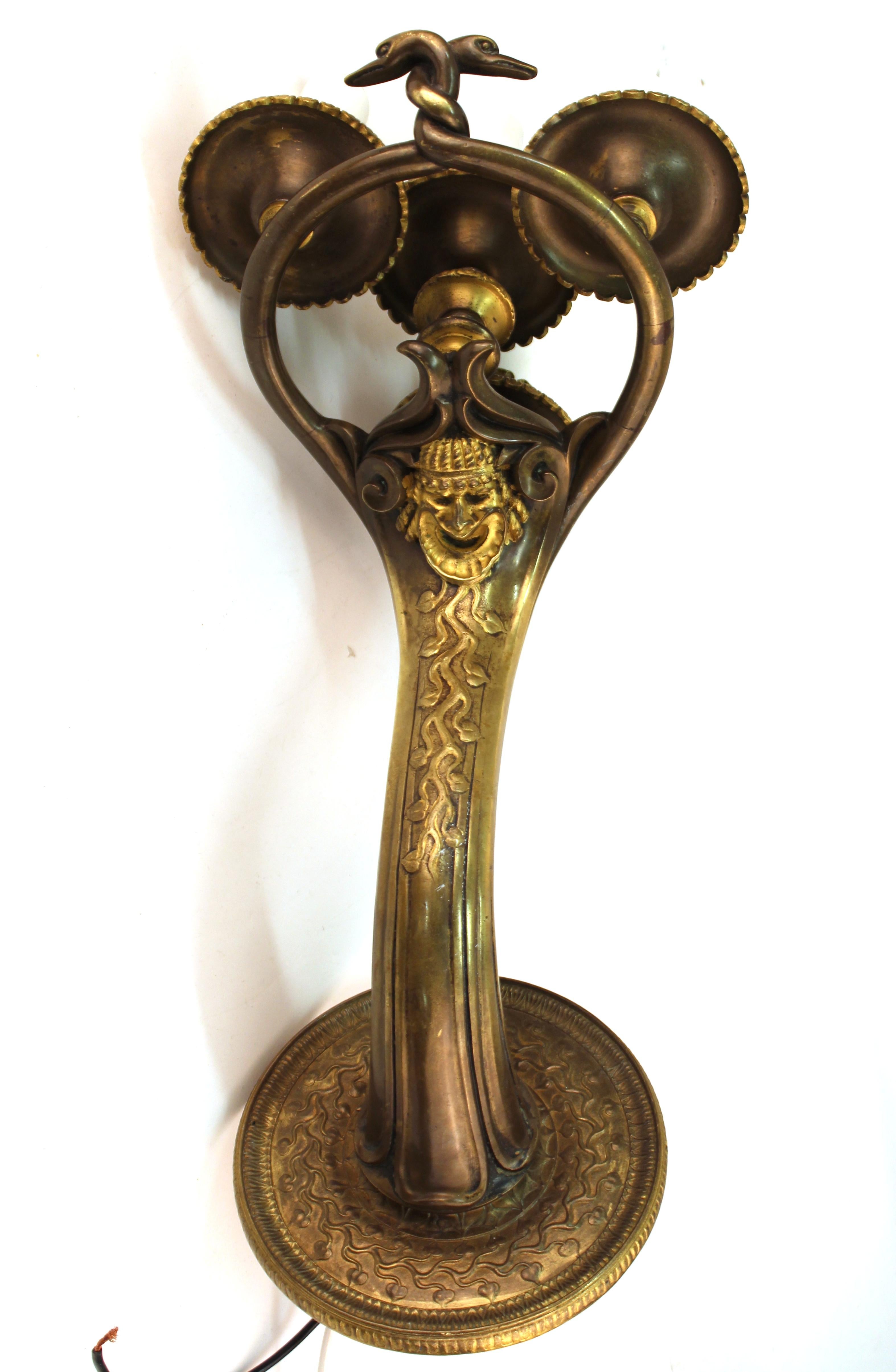 Edward F. Caldwell & Co. American Neoclassical Revival Gilt Bronze Sconces For Sale 1