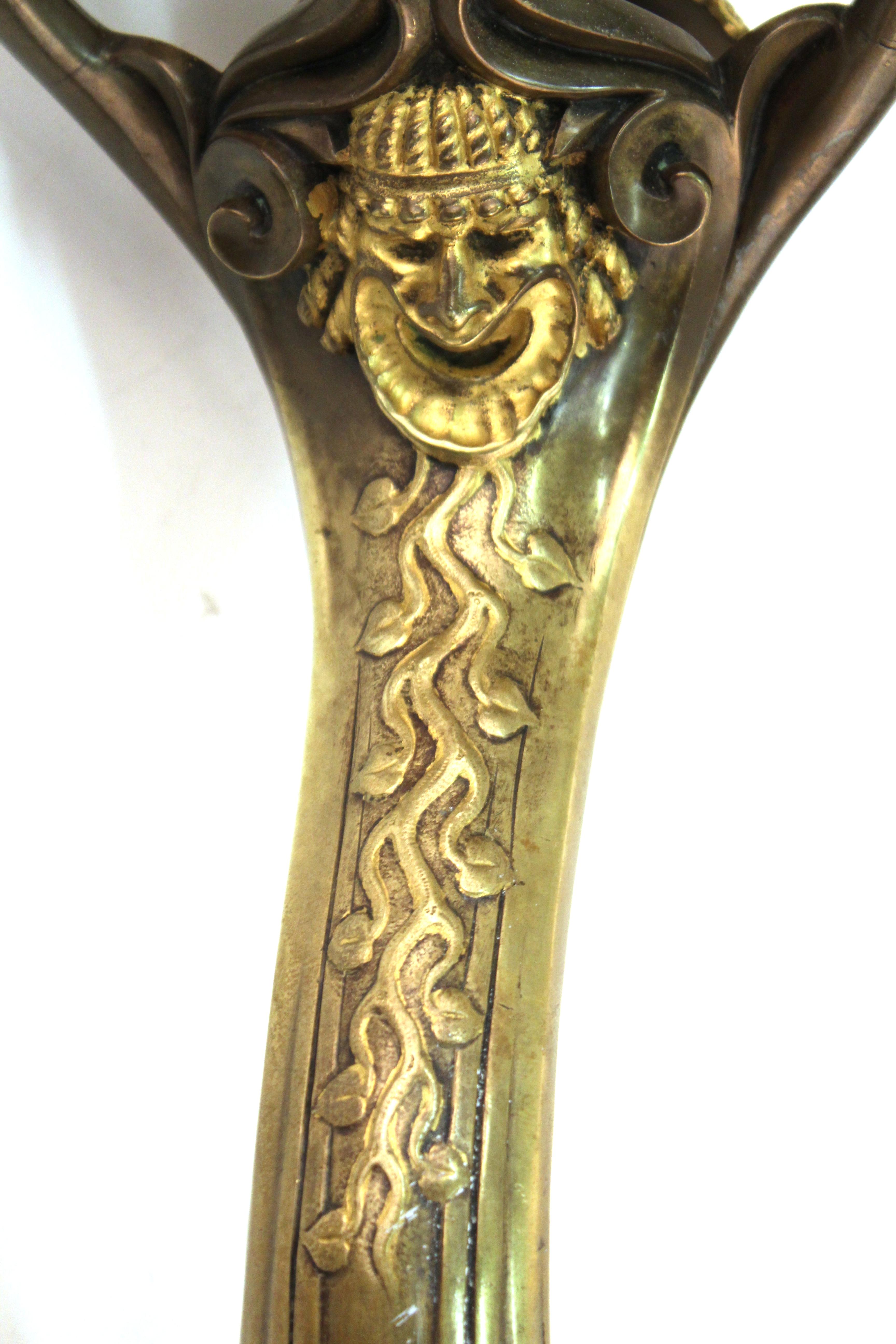 Edward F. Caldwell & Co. American Neoclassical Revival Gilt Bronze Sconces For Sale 4