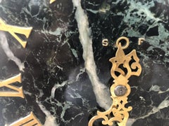 Edward F. Caldwell & Co. Gilt Bronze and Marble Clock