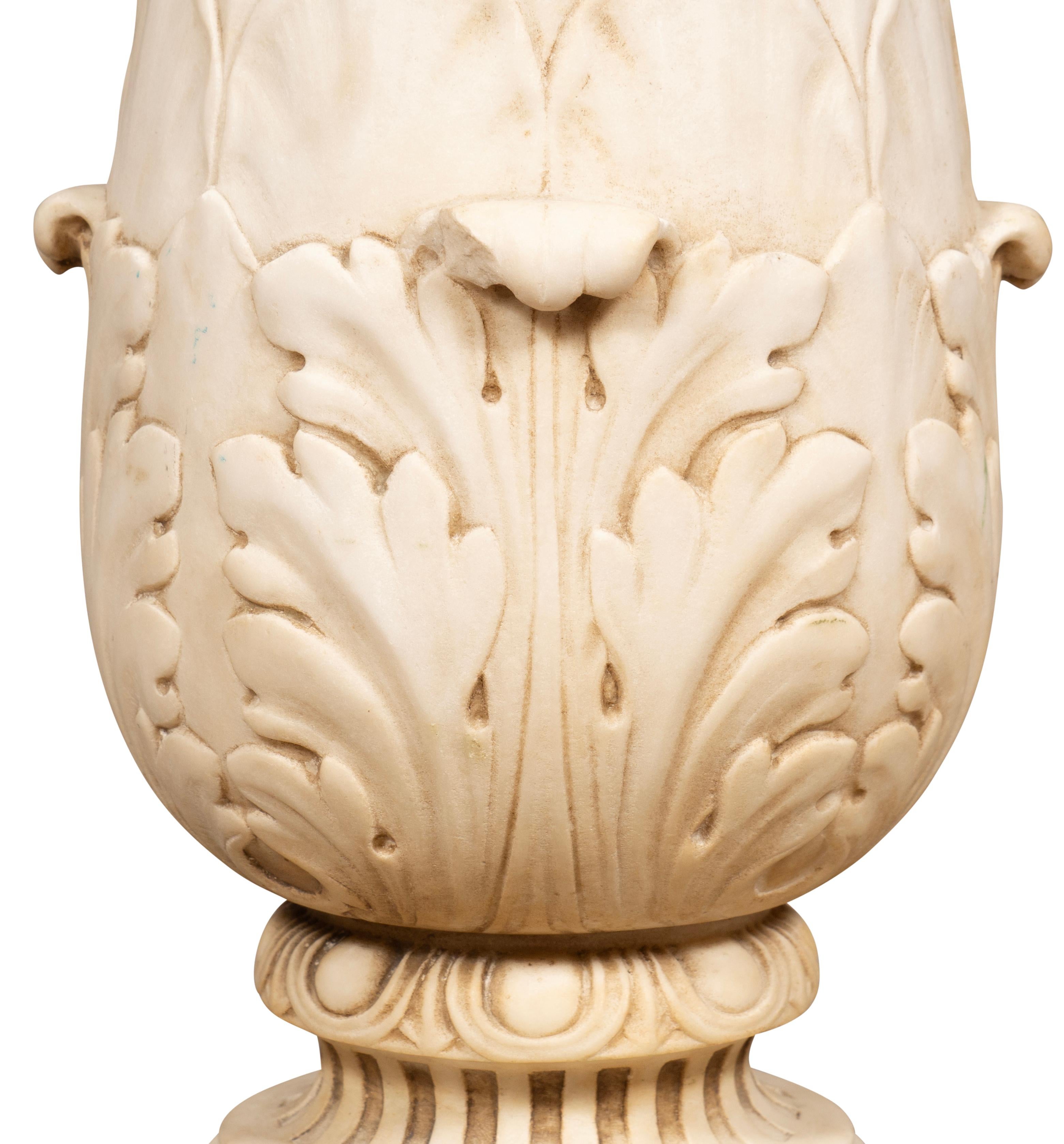 Edward F. Caldwell Marble And Bronze Umbrella Stand For Sale 6