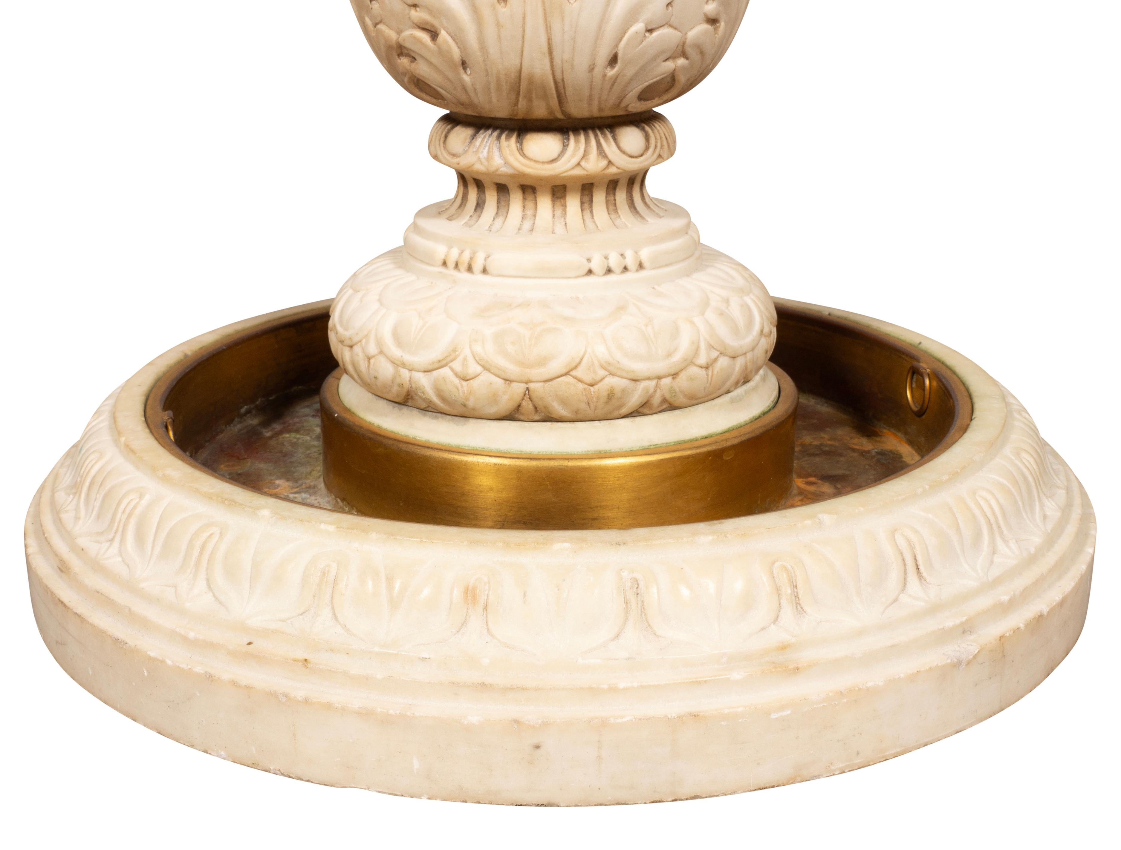 20th Century Edward F. Caldwell Marble And Bronze Umbrella Stand For Sale