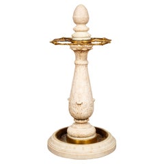Edward F. Caldwell Marble And Bronze Umbrella Stand