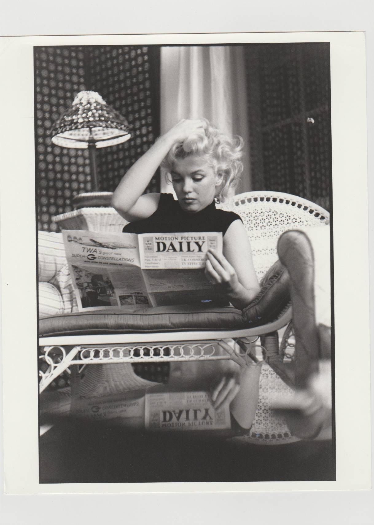 Marilyn Monroe, unique print of 1988 from original negative