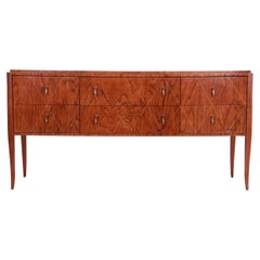 Edward Ferrell & Lewis Mittman French Regency Burl Wood Sideboard, Refinished