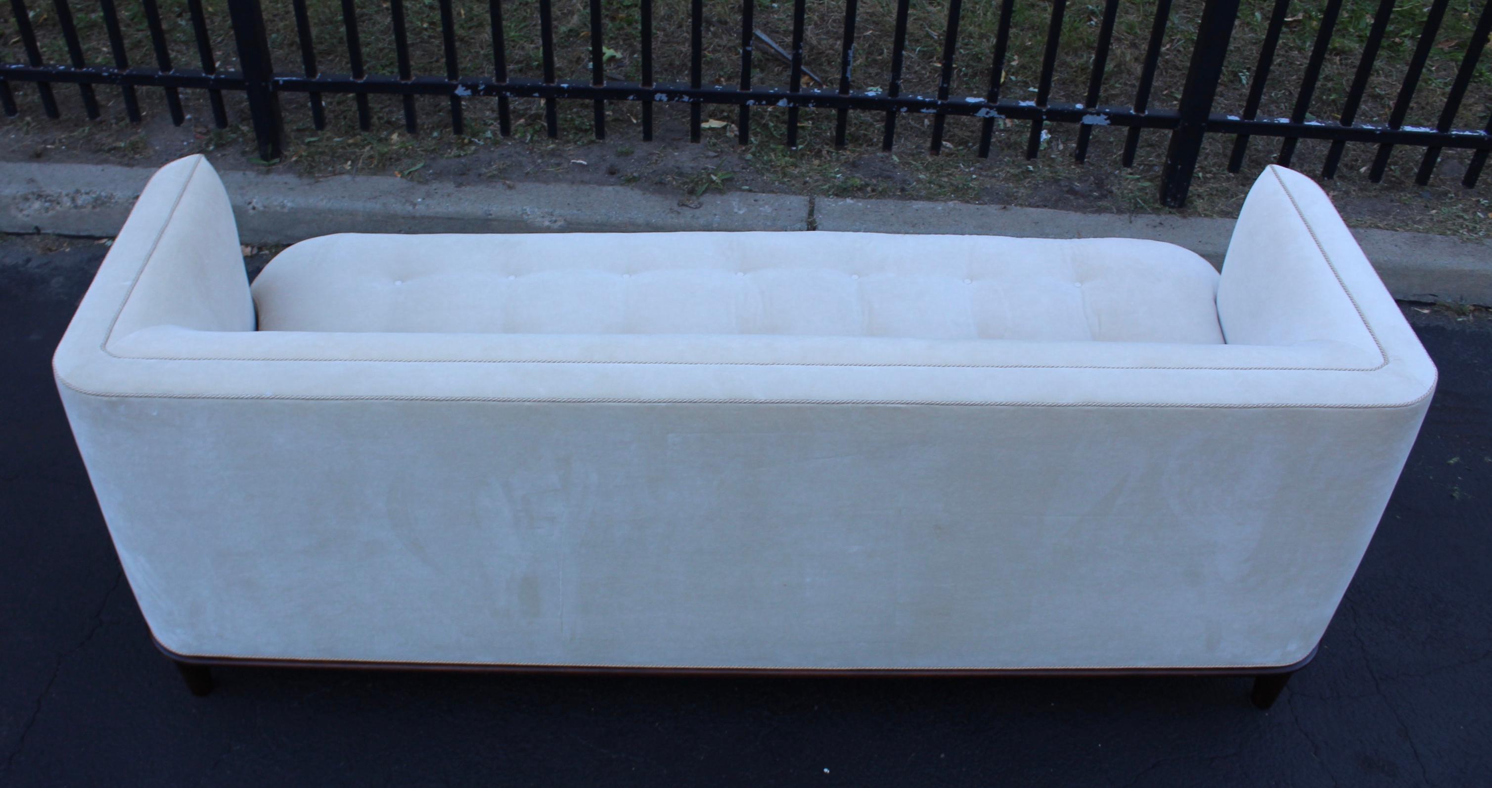 Edward Ferrell & Lewis Mittman Modern Mohair Sofa 7