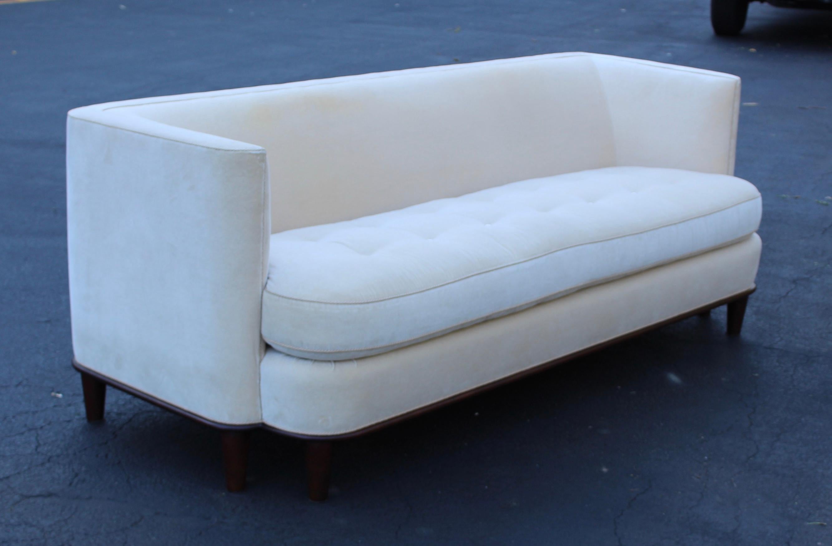 Edward Ferrell & Lewis Mittman Modern Mohair Sofa 8