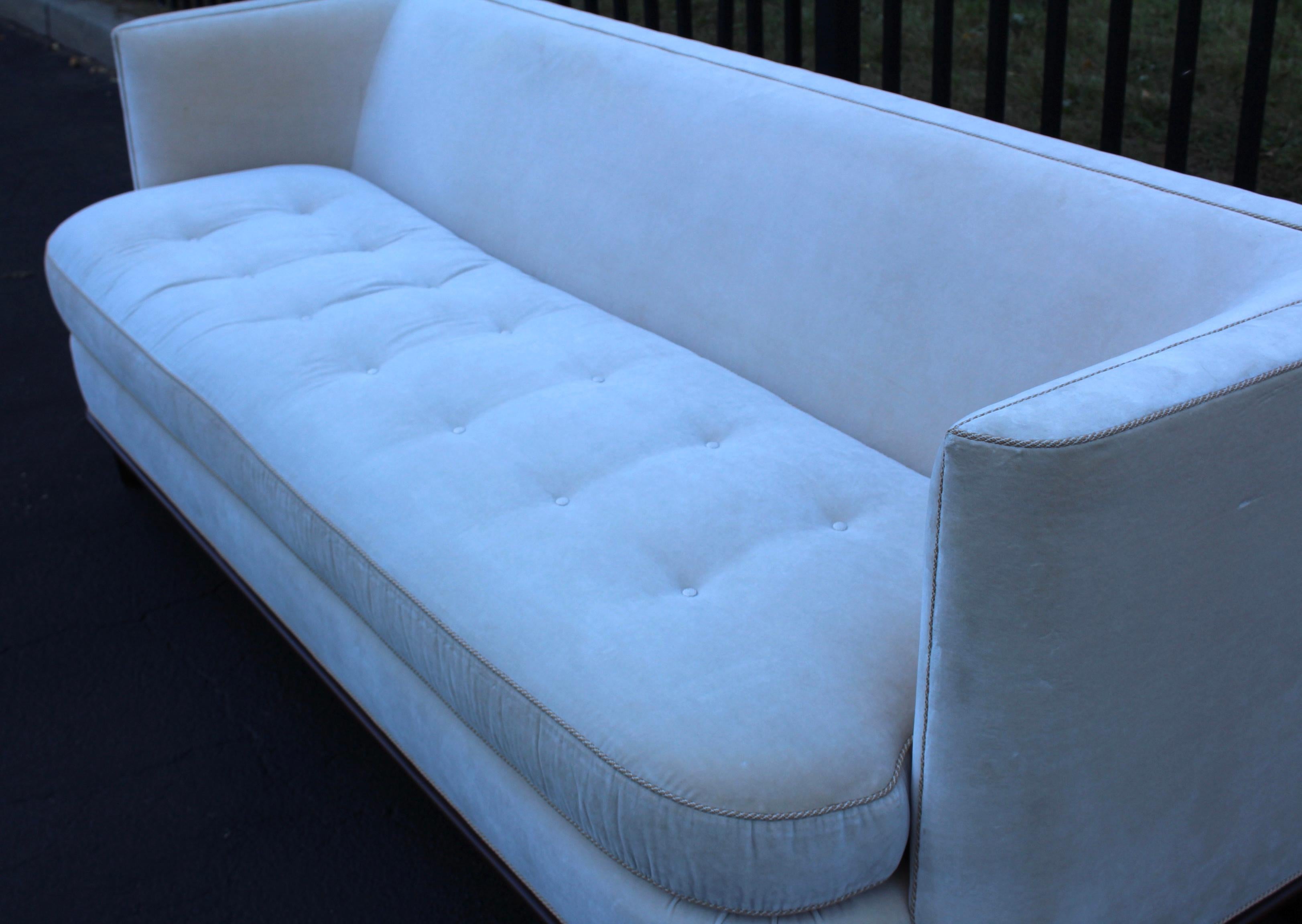 American Edward Ferrell & Lewis Mittman Modern Mohair Sofa