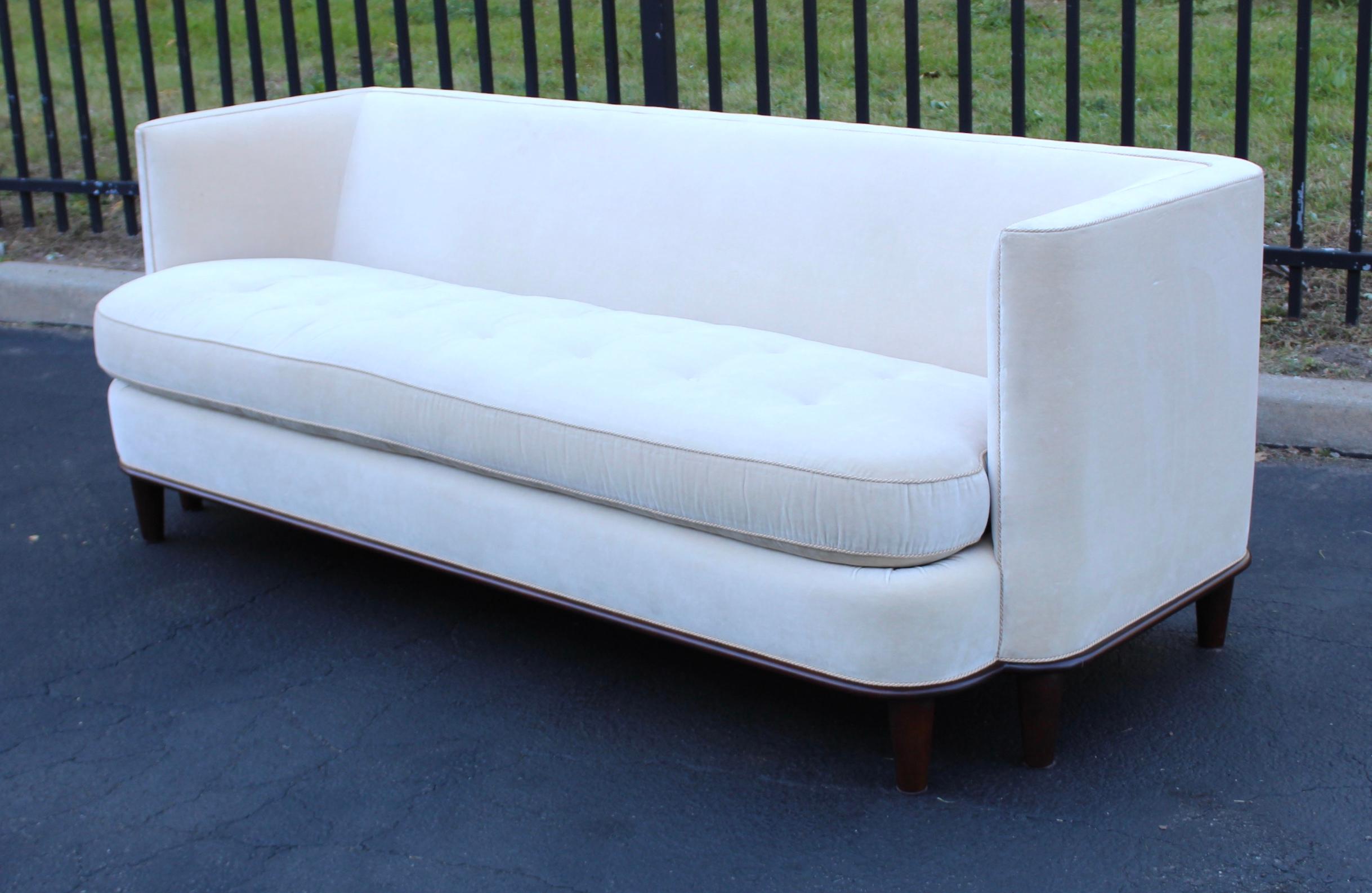 Edward Ferrell & Lewis Mittman Modern Mohair Sofa 1