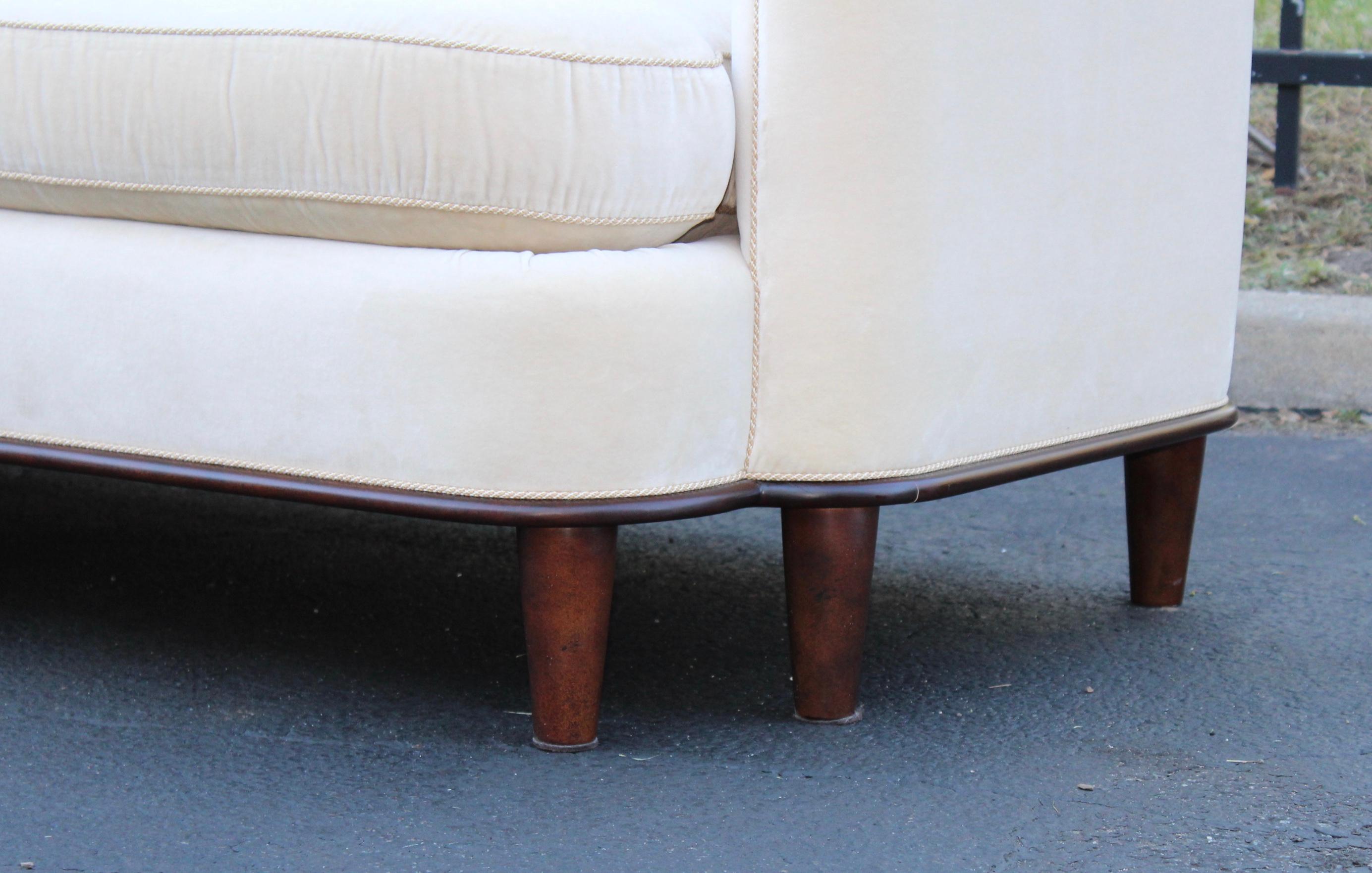 Edward Ferrell & Lewis Mittman Modern Mohair Sofa 2