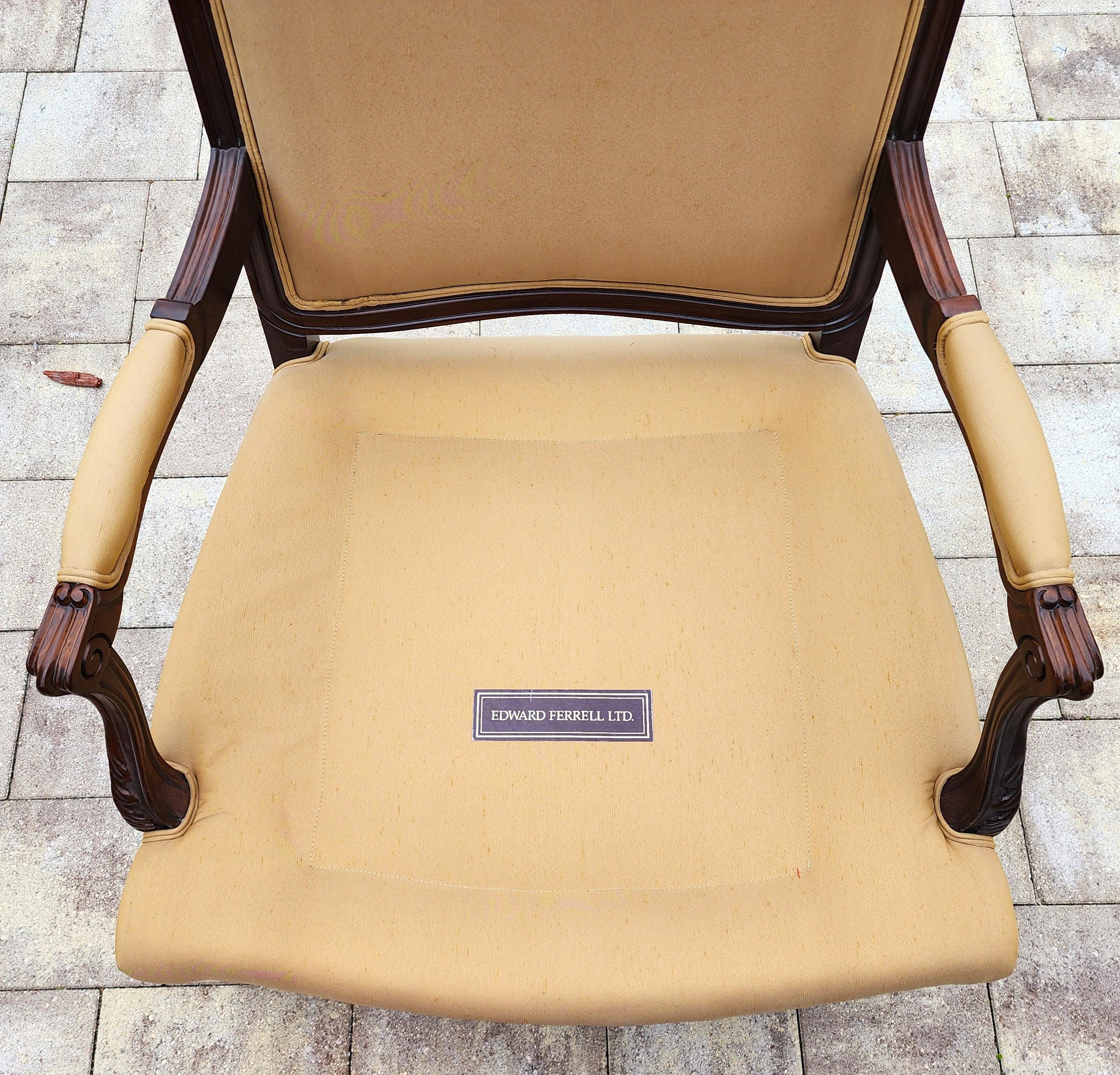 Edward Ferrell Sillón Fauteuil Luis XV Inmaculado en venta 9