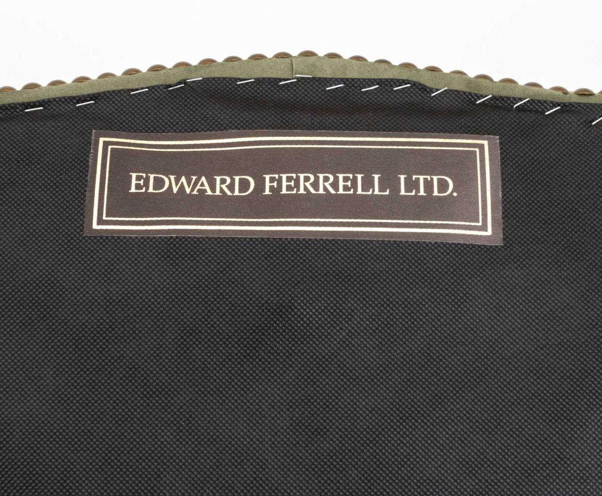 Edward Ferrell Ltd. Chaises rembourrées en daim, 4 en vente 2