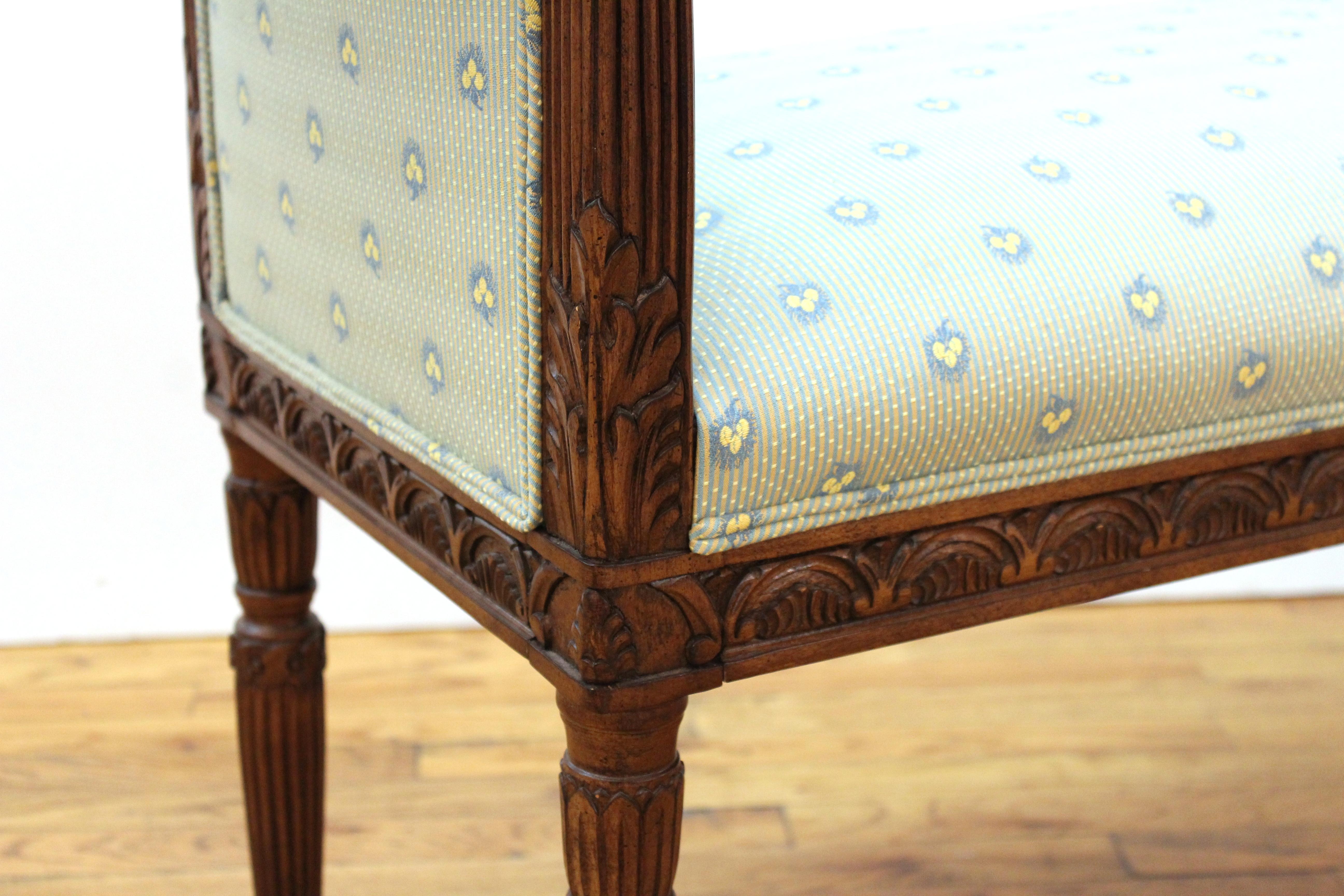 Edward Ferrell Neoclassical Revival Style Bench 1