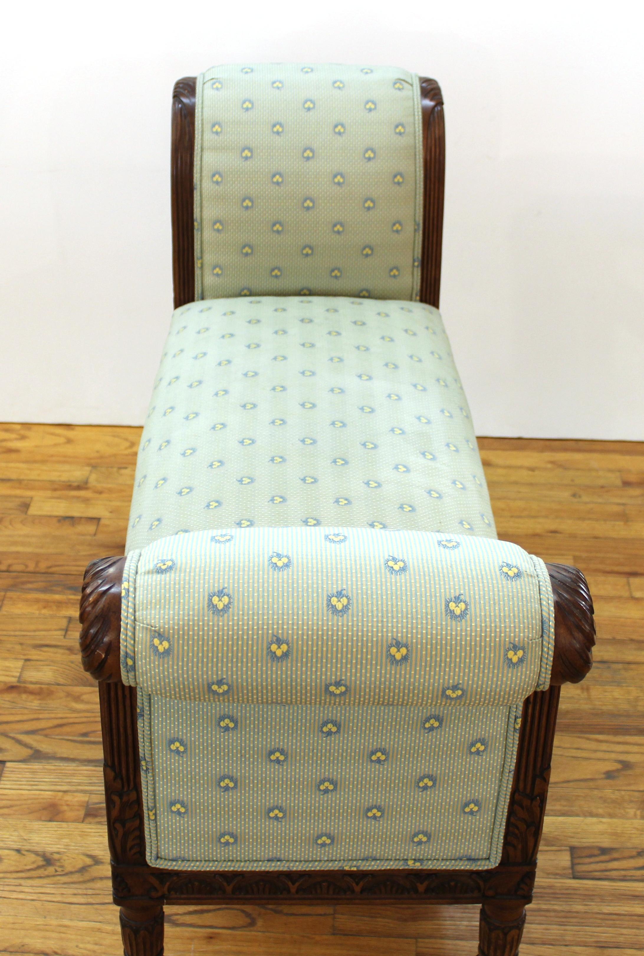 Edward Ferrell Neoclassical Revival Style Bench 4