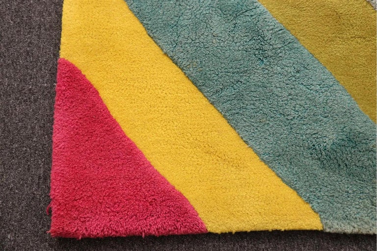 Edward Fields Colorful Geometric Design Rug For Sale at 1stDibs