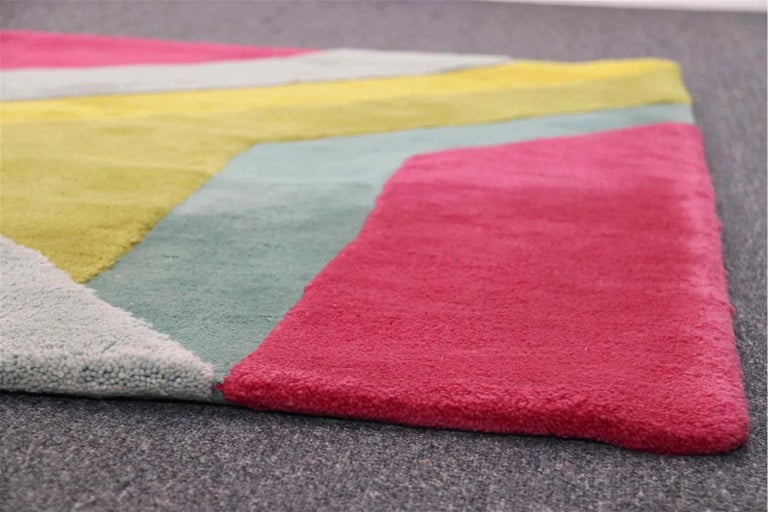 Edward Fields Colorful Geometric Design Rug For Sale at 1stDibs