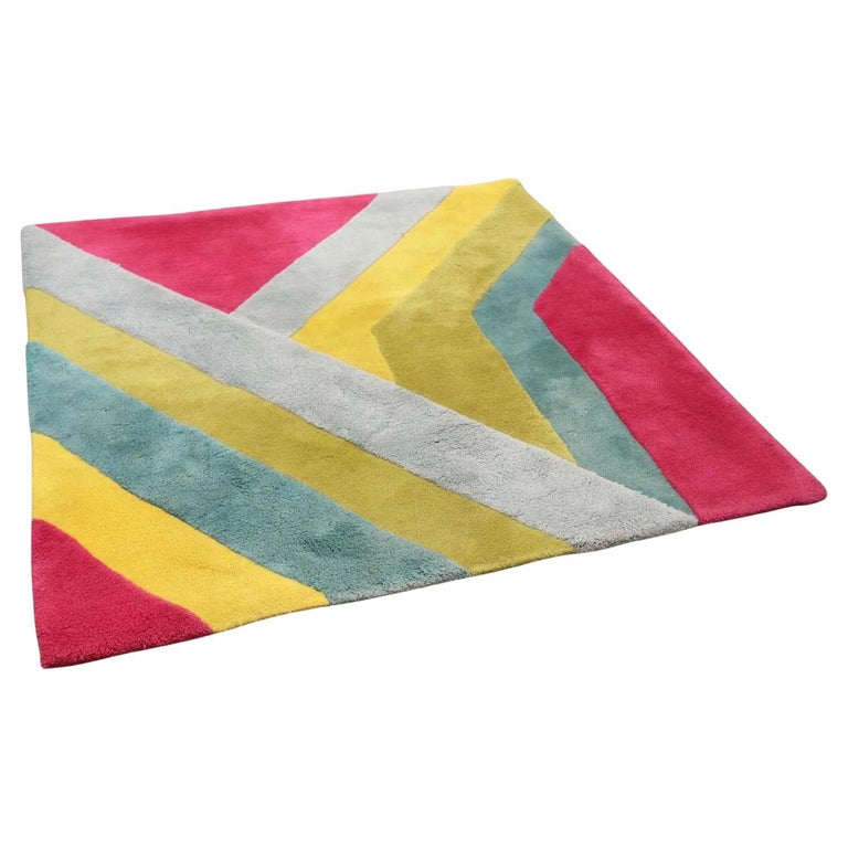 Edward Fields Colorful Geometric Design Rug For Sale at 1stDibs