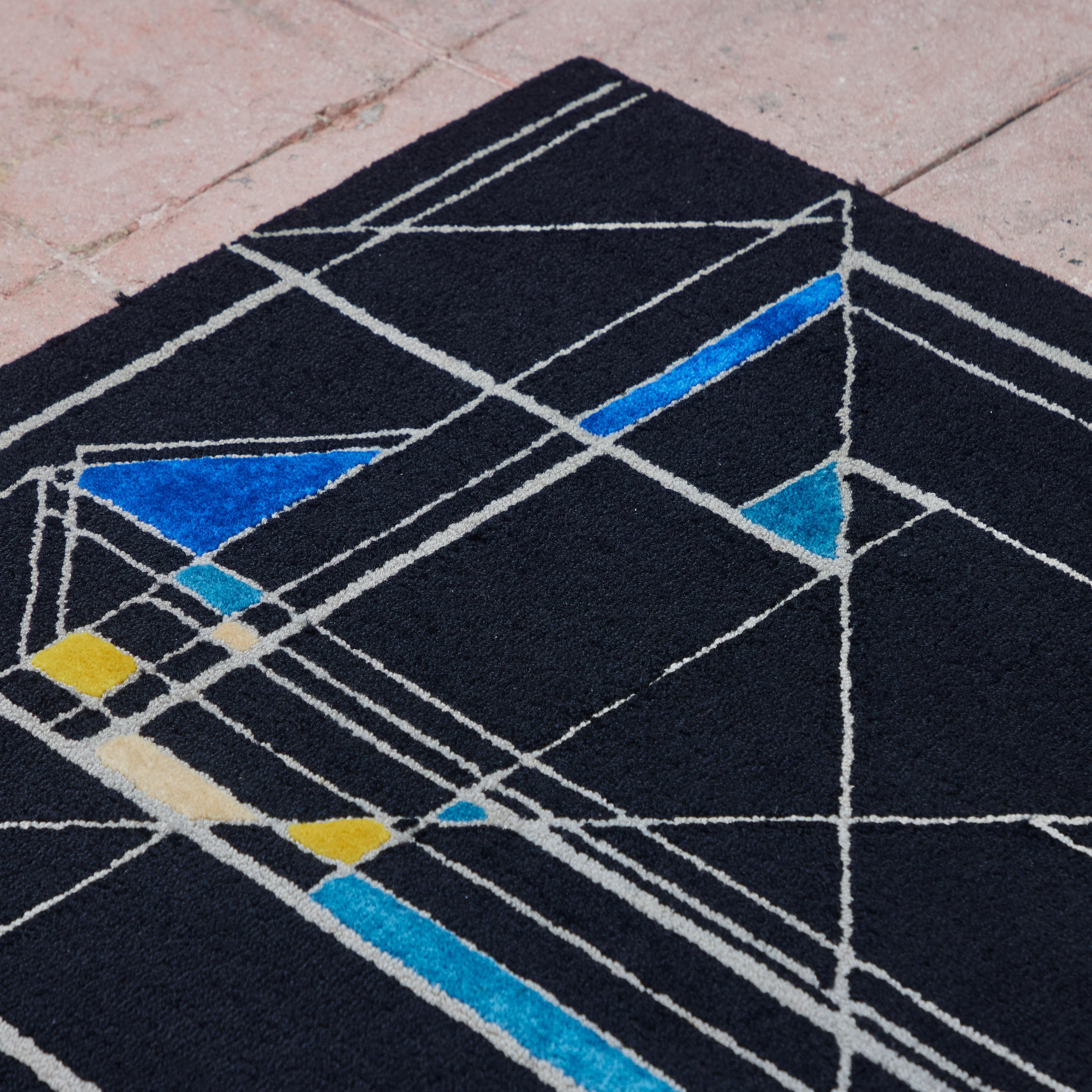 Edward Fields Geometric Rug In Excellent Condition For Sale In Los Angeles, CA