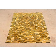 Alfombra cuadrada abstracta de mediados de siglo Edward Fields, 1965