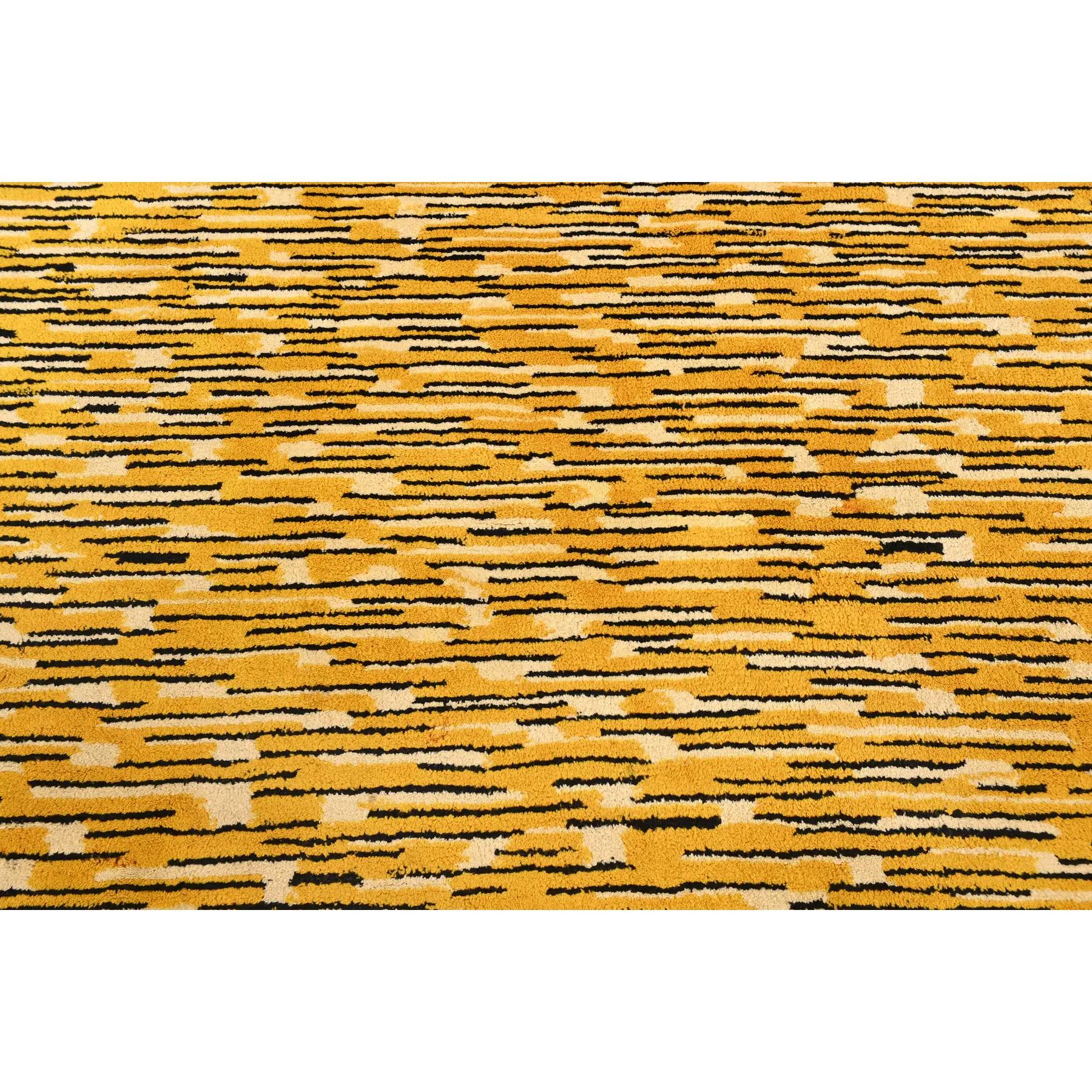 Edward Fields Mid-Century Modern Abstract Square Room Size Rug, 1965 In Good Condition In South Bend, IN
