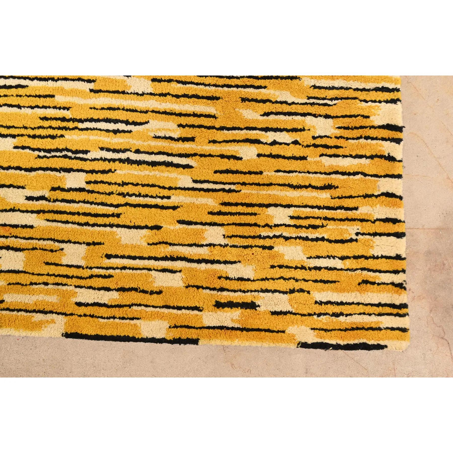 Mid-20th Century Edward Fields Mid-Century Modern Abstract Square Room Size Rug, 1965