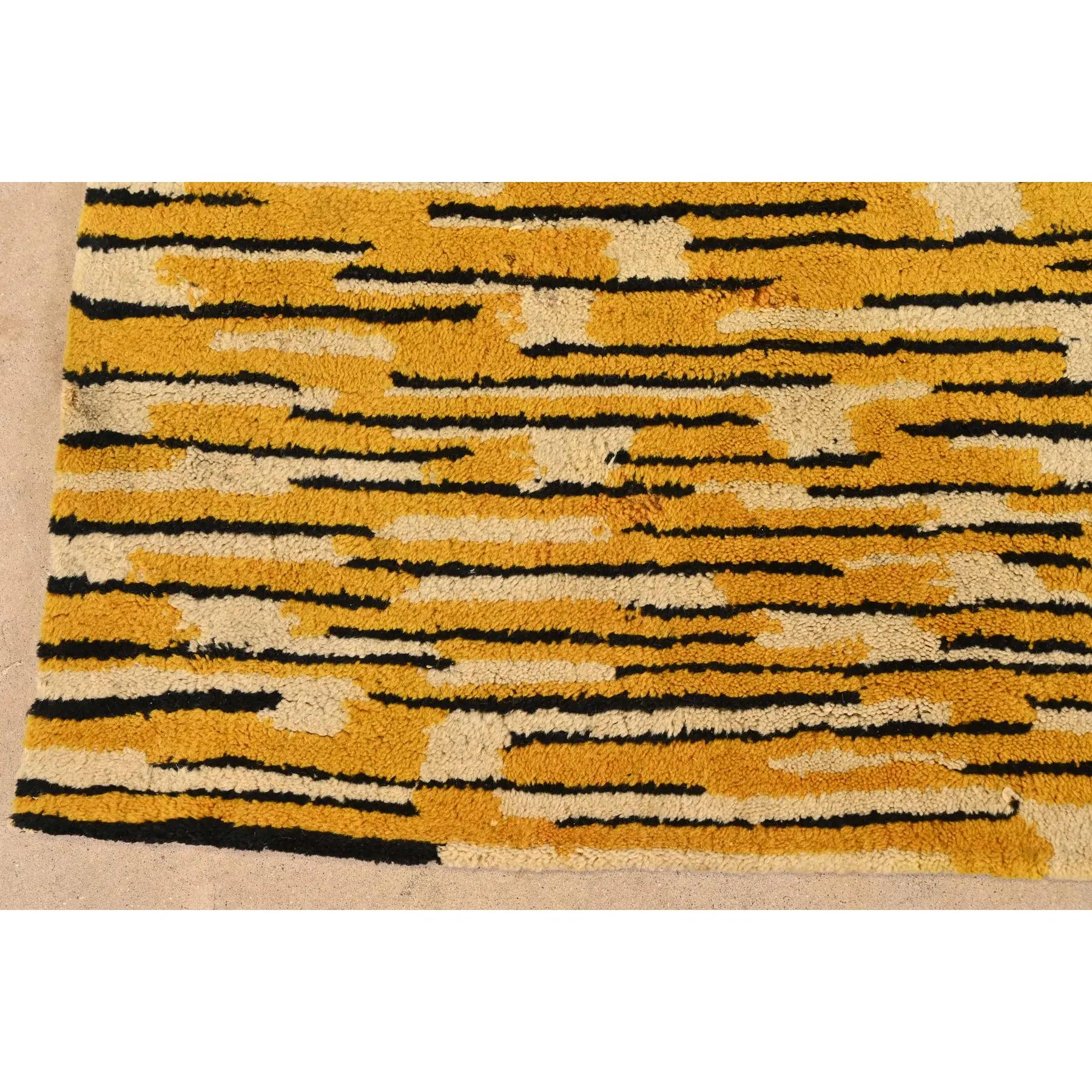 Wool Edward Fields Mid-Century Modern Abstract Square Room Size Rug, 1965