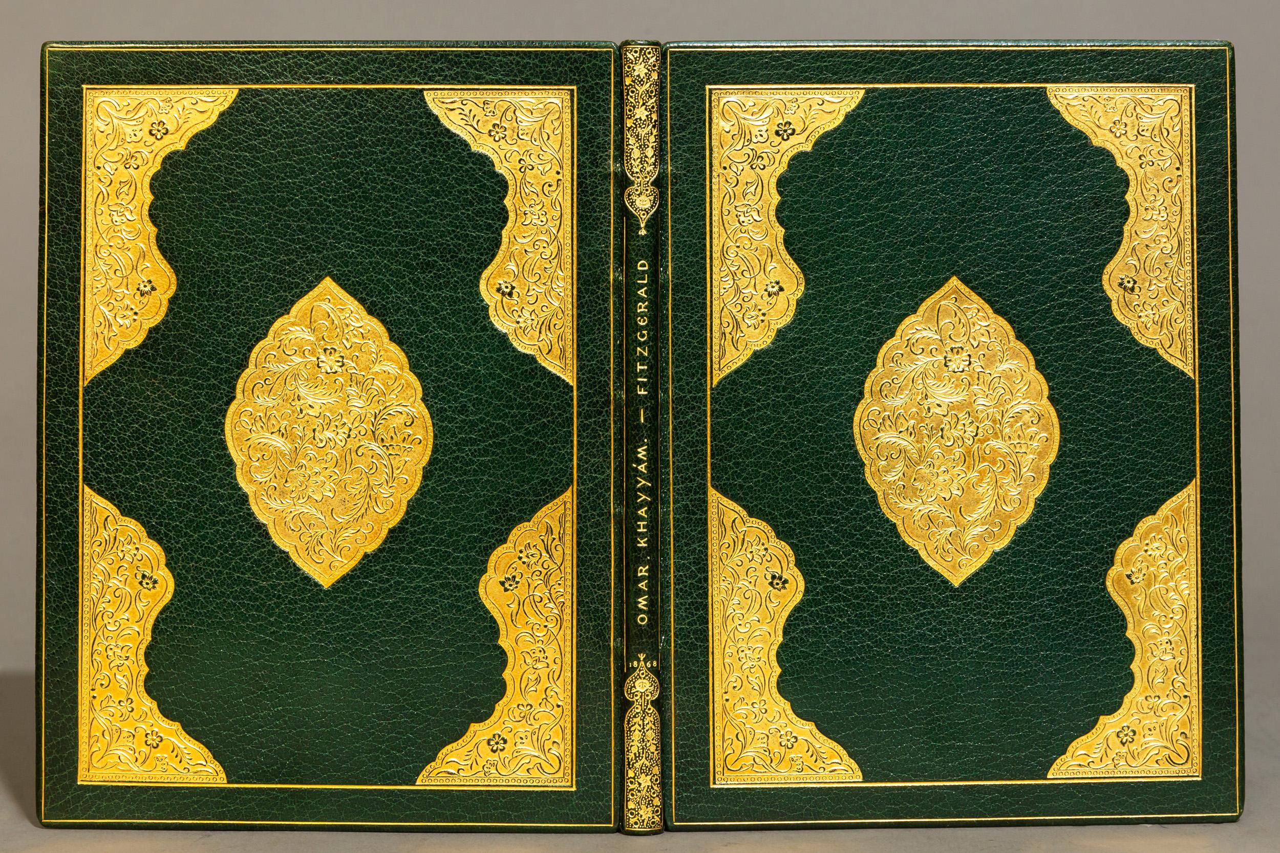 1 Volume

“Second Edition” Exquisitely Bound in full green Morocco by Zaehnsdorf, ornate gilt on covers and spine.

Published: London: Bernard Quaritch 1868 in a soft leather pouch.

Handsome and fine copy.
   
  
