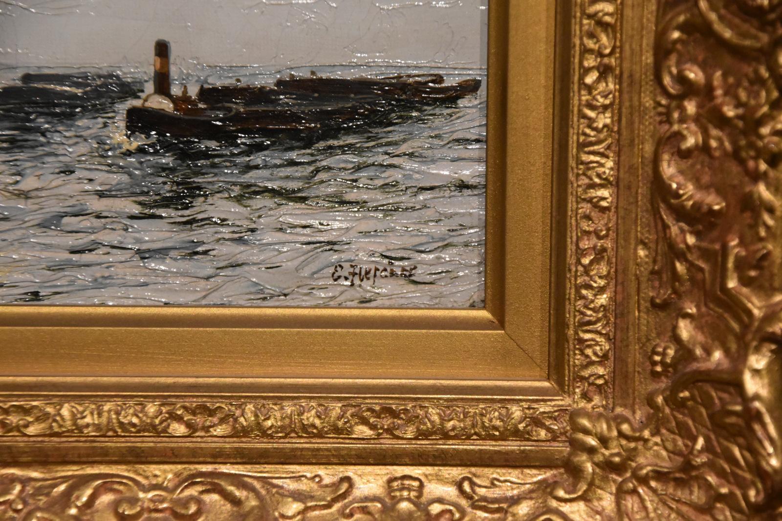 Pareja de óleos de Edward Fletcher 