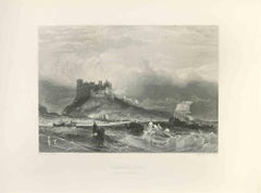 Bamborough – Kupferstich  Edward Frencis Finden – 1845