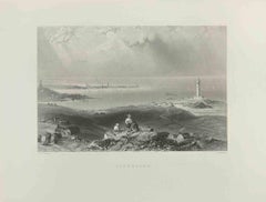 Peterhead - Engraving  by Edward Frencis Finden - 1845